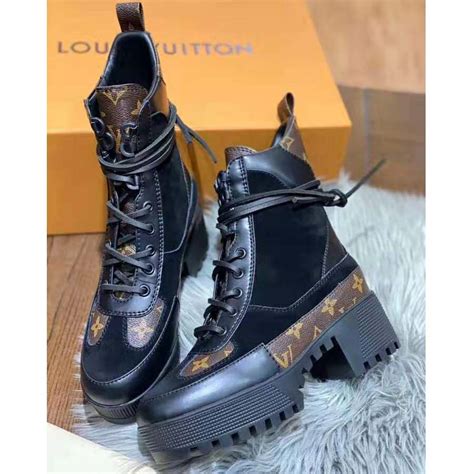 louis vuitton platform boots dupe|louis vuitton boots women's.